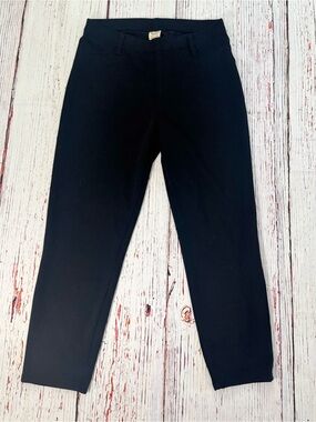 Faded Glory M 8-10 Black Stretch Skinny Pants Jeggings Pull On Work Casual